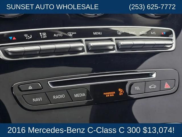 2016 Mercedes-Benz C-CLASS C 300 4MATIC