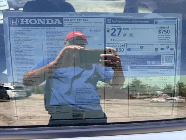 2026 Honda HR-V AWD EX-L