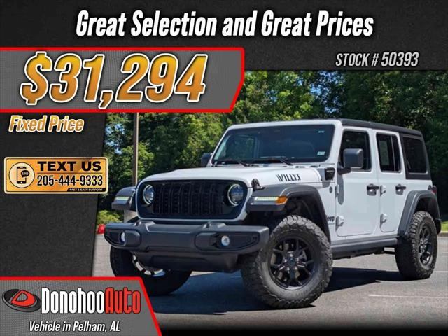 2025 Jeep Wrangler 4xe Willys 4xe for sale in Pelham, AL