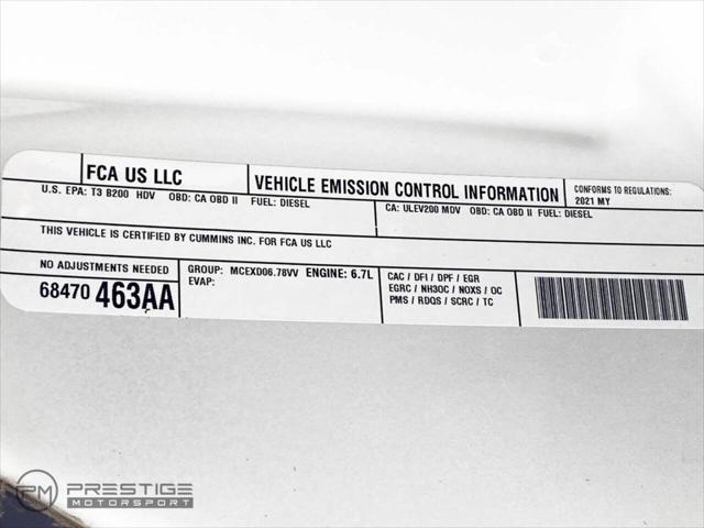 2021 Jeep Ram 2500 Laramie Crew Cab 4x4 64 Box