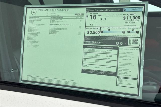 2026 Mercedes-Benz AMG GLE 63 S 4MATIC+