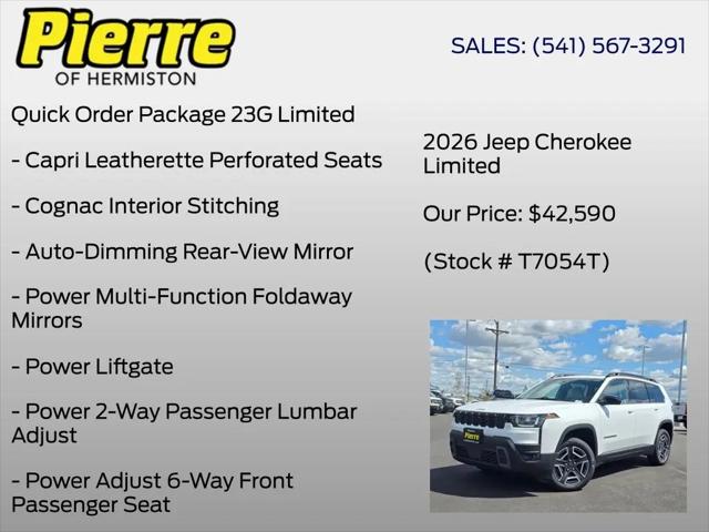 2026 Jeep Cherokee Limited 4x4