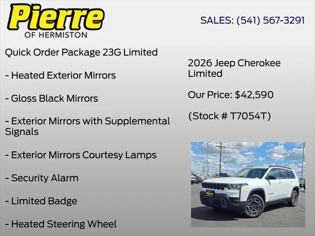 2026 Jeep Cherokee Limited 4x4
