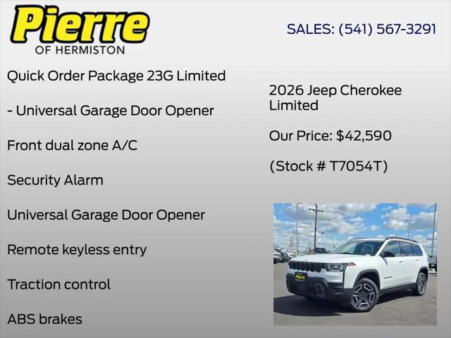 2026 Jeep Cherokee Limited 4x4