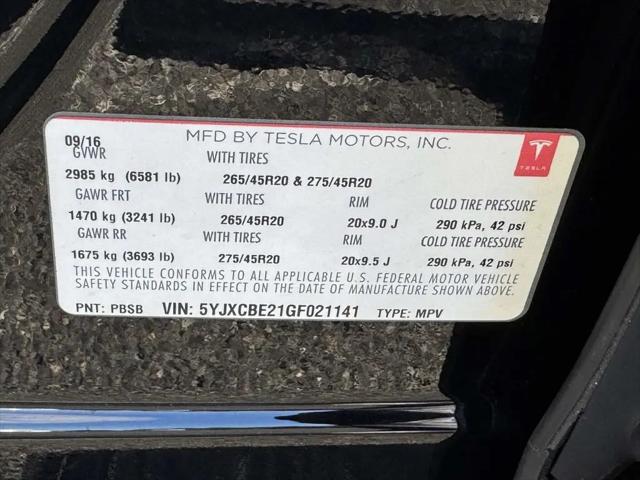 2016 Tesla Model X 60D