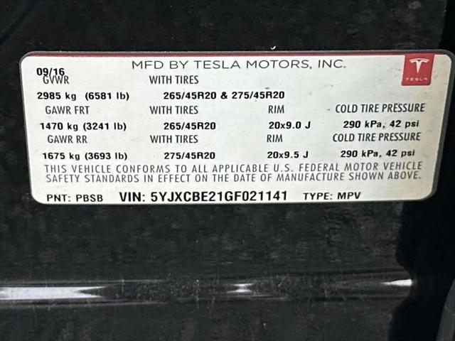 2016 Tesla Model X 60D