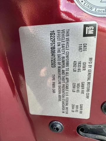 2008 Pontiac G6 Value Leader