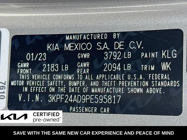2023 Kia Forte LXS