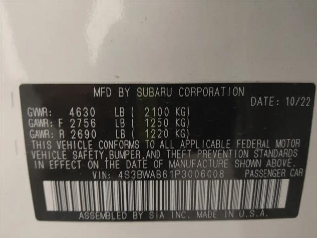 2023 Subaru Legacy 2.5i
