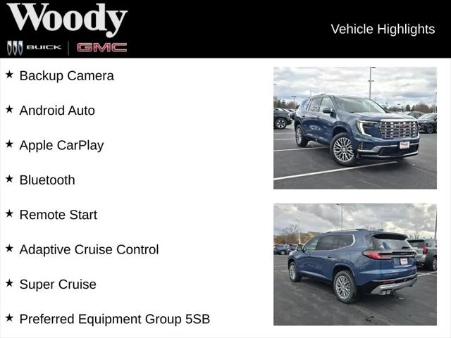 2026 GMC Acadia Denali AWD