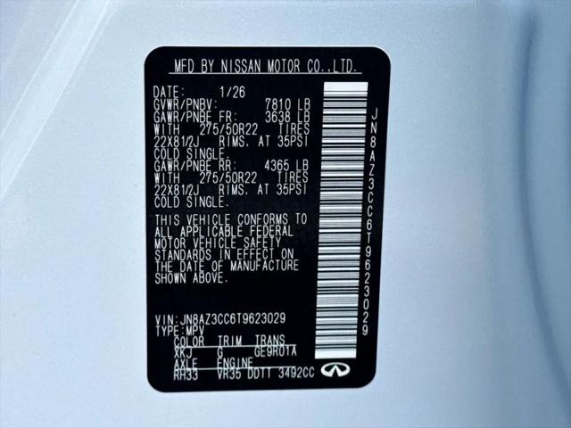 2026 INFINITI QX80 AUTOGRAPH AWD