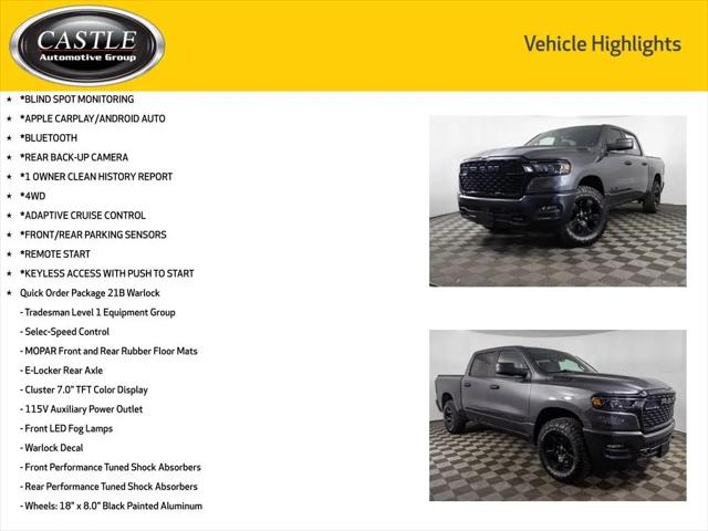 2026 Ram 1500 Warlock Crew Cab 4x4 5'7" Box