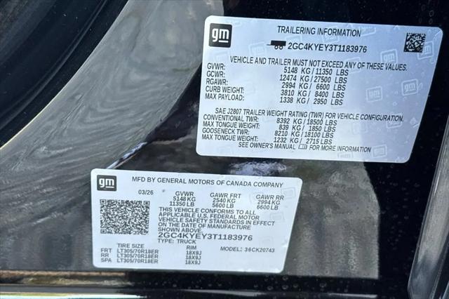 2026 Chevrolet Silverado 2500HD Crew Cab, Standard Bed, XR2, 4WD