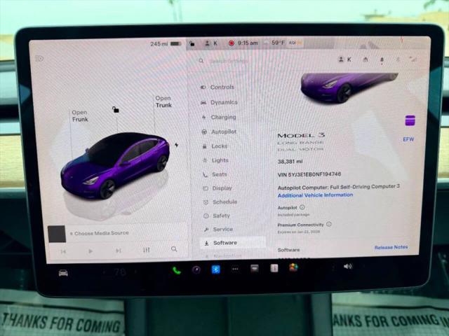 2022 Tesla Model 3 Long Range Dual Motor All-Wheel Drive