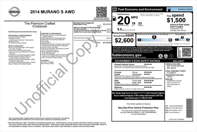 2014 Nissan Murano S