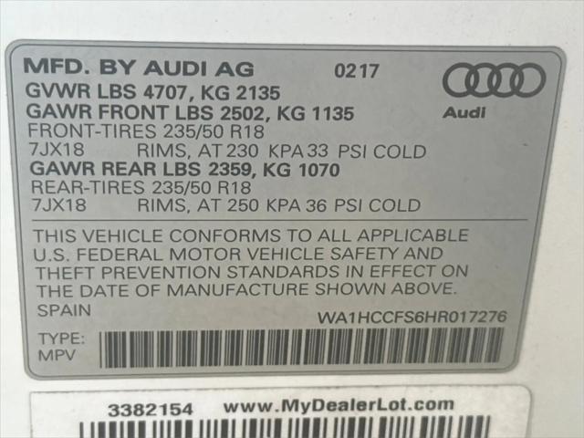 2017 Audi Q3 2.0T Premium