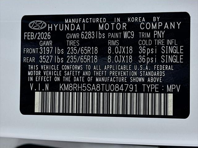 2026 Hyundai Palisade Blue SEL Premium 7P