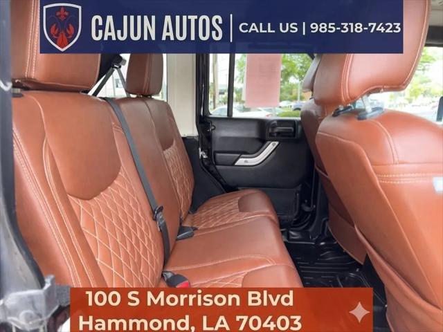 2018 Jeep Wrangler JK Unlimited Sahara 4x4