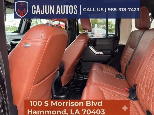 2018 Jeep Wrangler JK Unlimited Sahara 4x4
