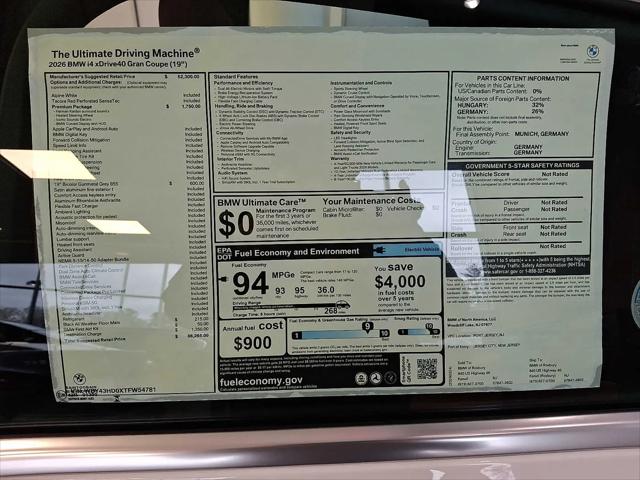2026 BMW i4 xDrive40