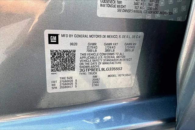 2020 GMC Sierra 1500 4WD Crew Cab Short Box AT4