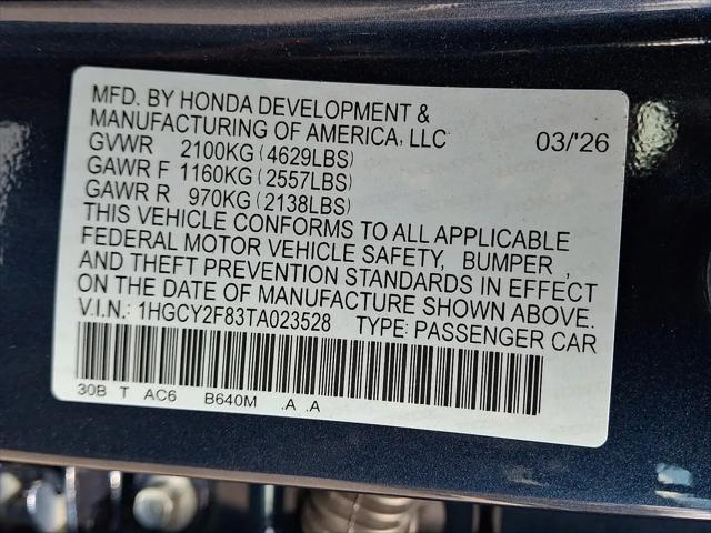 2026 Honda Accord Sedan Touring