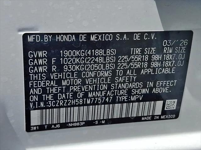 2026 Honda HR-V AWD Sport