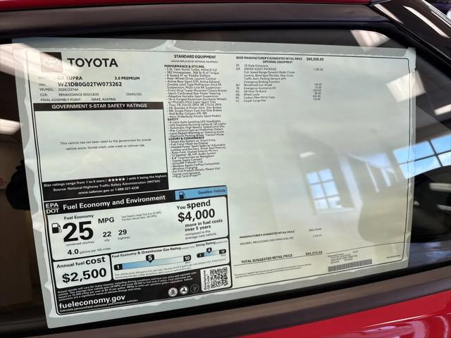 2026 Toyota GR Supra 3.0 Premium