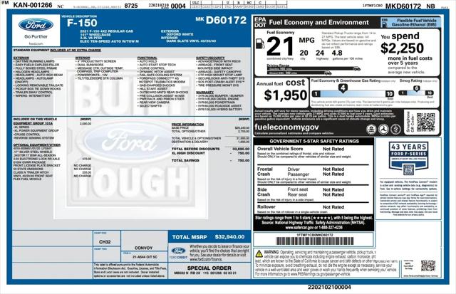 2021 Ford F-150 XL
