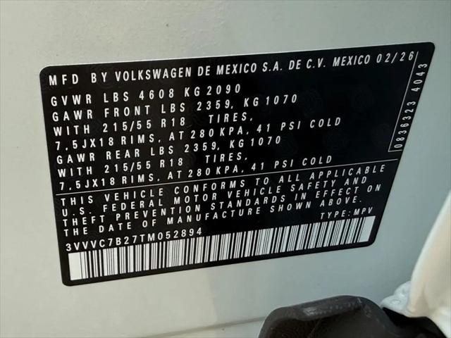2026 Volkswagen Taos SE