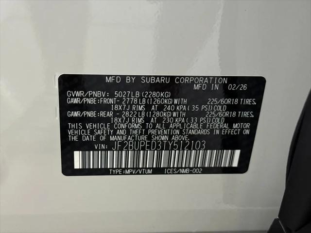 2026 Subaru Outback Touring