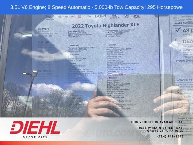 2022 Toyota Highlander XLE