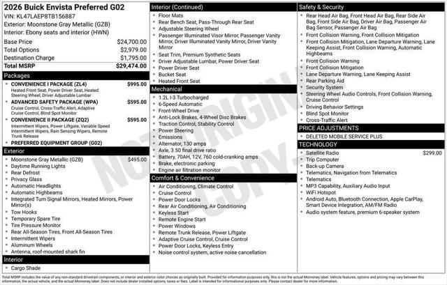 2026 Buick NV Preferred FWD