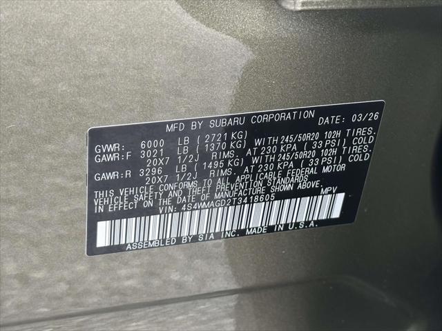 2026 Subaru Ascent Limited 7-Passenger