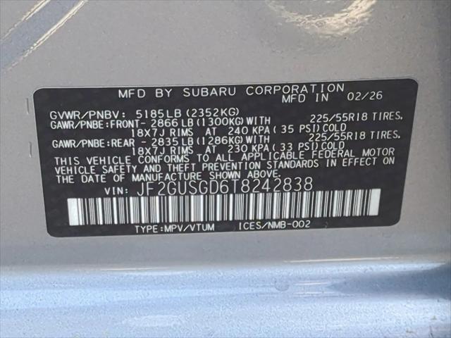 2026 Subaru Crosstrek Sport
