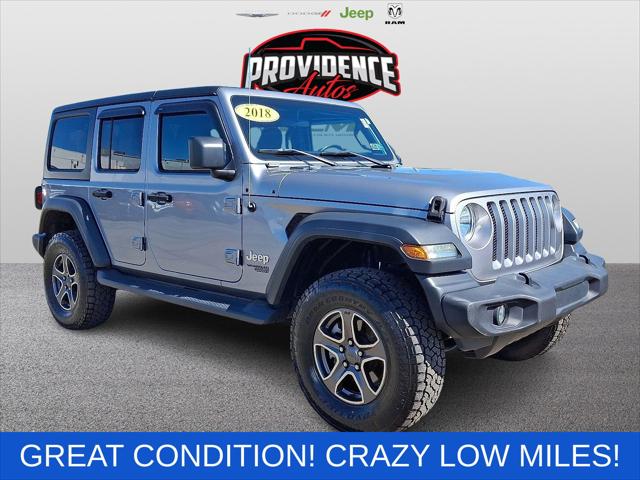 2018 Jeep Wrangler Unlimited Sport S 4x4 2018 Jeep Wrangler Unlimited Sport S 4x4
