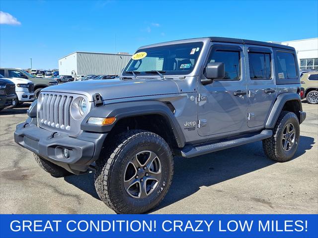 2018 Jeep Wrangler Unlimited Sport S 4x4 2018 Jeep Wrangler Unlimited Sport S 4x4