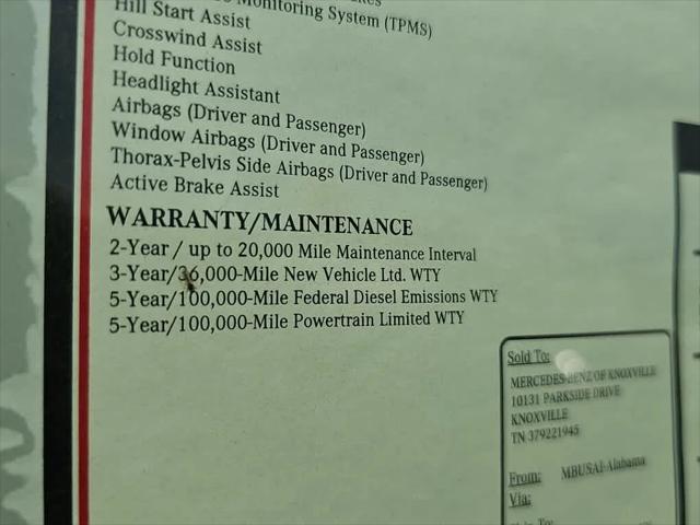 2026 Mercedes-Benz Sprinter 2500 Unknown