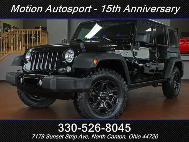 2018 Jeep Wrangler JK Unlimited Willy Wheeler 4x4 for sale in North Canton, OH