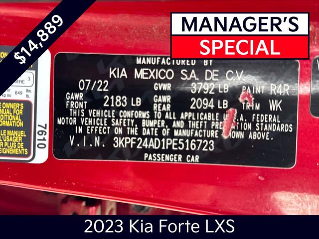 2023 Kia Forte LXS