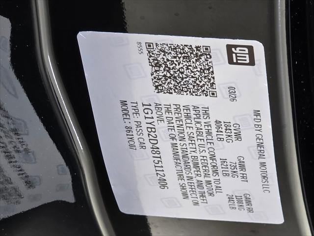 2026 Chevrolet Corvette Stingray Coupe, 2LT, RWD