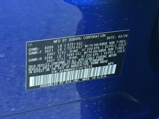 2026 Subaru Ascent Touring 7-Passenger