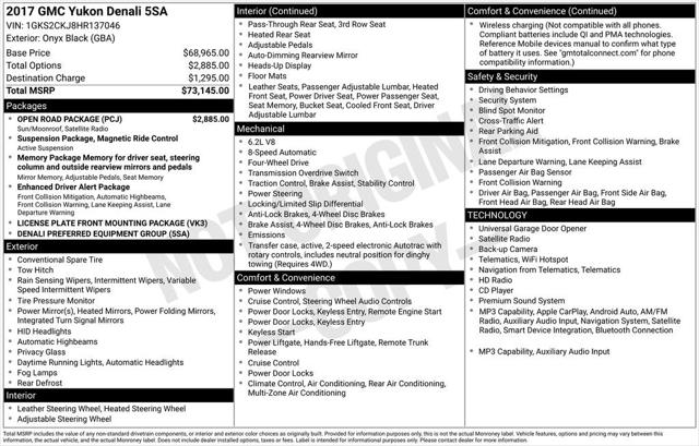 2017 GMC Yukon Denali