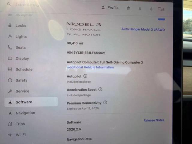 2020 Tesla Model 3 Long Range Dual Motor All-Wheel Drive