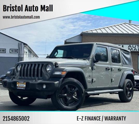 2018 Jeep Wrangler Unlimited Sport S 4x4 for sale in Levittown, PA