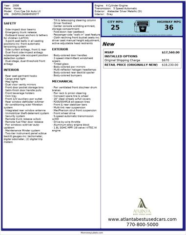 2008 Honda Civic LX