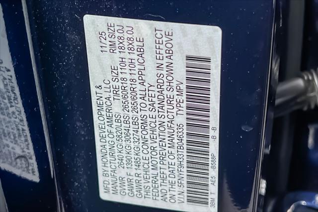 2026 Honda Passport AWD RTL