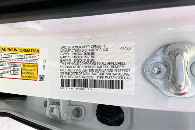 2026 Honda Accord Sedan Sport