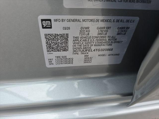 2026 GMC Sierra 1500 Crew Cab, Short Bed, AT4X, 4WD