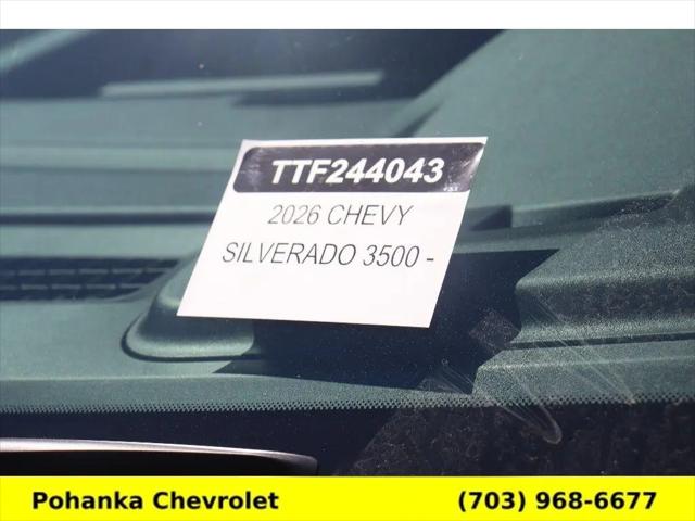 2026 Chevrolet Silverado 3500HD Crew Cab, Long Bed, LT Dual Rear Wheel, RWD